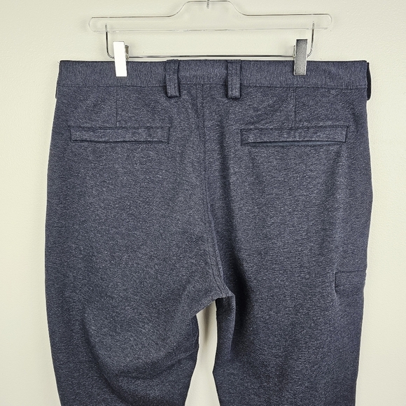 Duluth Trading Co Men's Standard Fit Incog-chinos Heather Navy Blue Pants 34x30 - Picture 9 of 14